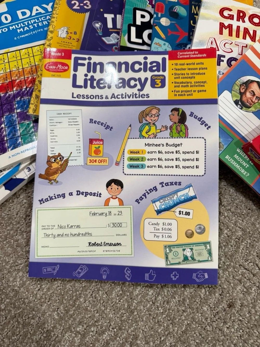 2/3 grade Kids Activity Workbooks - Educational Bundle